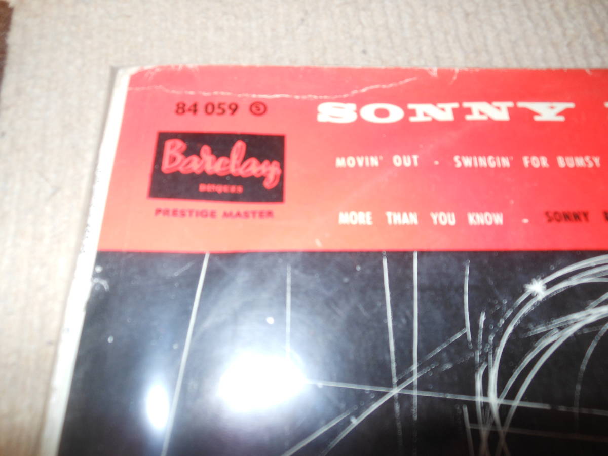 安い，正規品 【FR. MONO】SONNY ROLLINS QUINTET BARCLAY 84 059 FLIP
