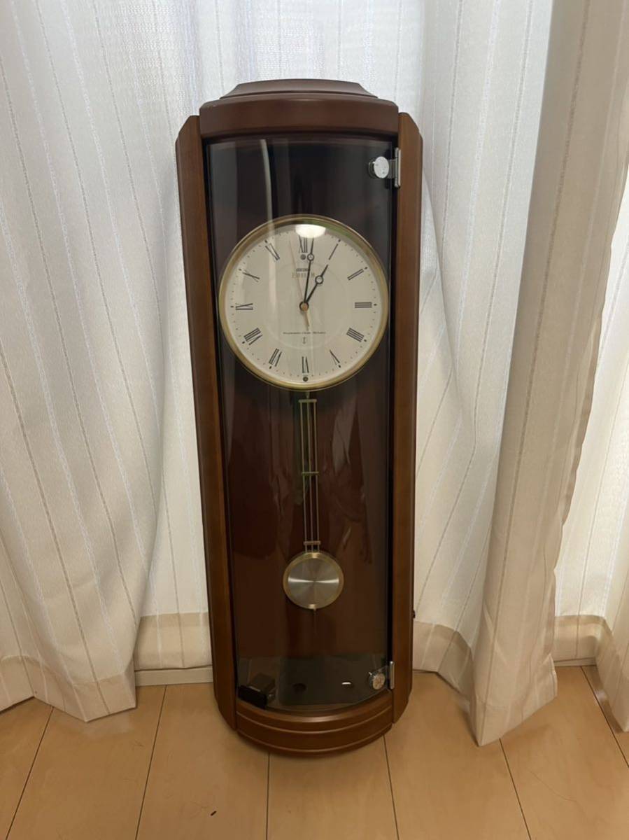 セイコーエンブレム柱時計、セイコーエンブレム振り子時計 セイコー柱時計、 □ SEIKO セイコー EMBLEM エンブレム 掛時計 振り子時計 柱時計 時計