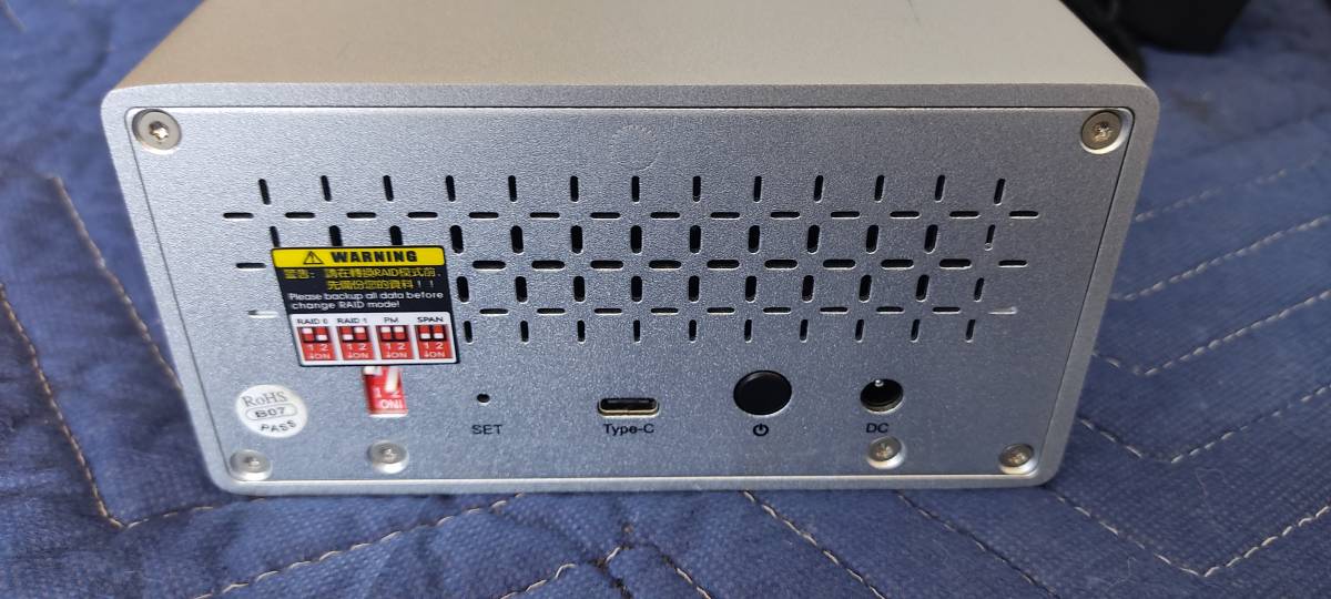 Synology シノロジー DiskStation DS216j バックアップ外付けHDDケース 