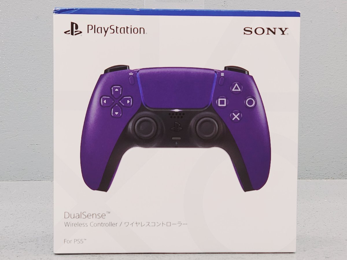 △【3】中古品 PS5用ワイヤレスコントローラー デュアルセンス ギャラクティック パープル 同梱不可 1円スタート