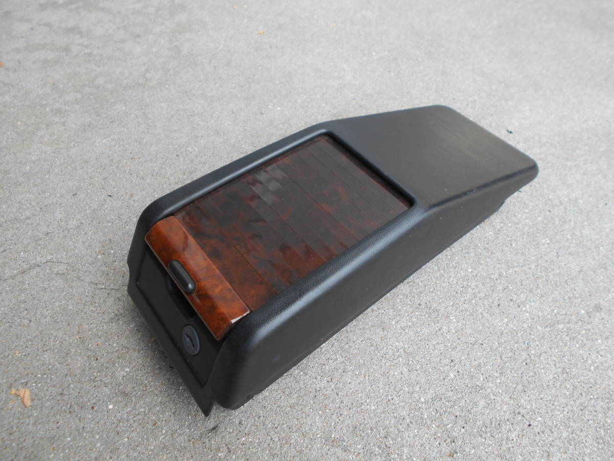 W124 黒革/ウォルナット コンソールBOX E500E400E320E280E220E300E260E230E
