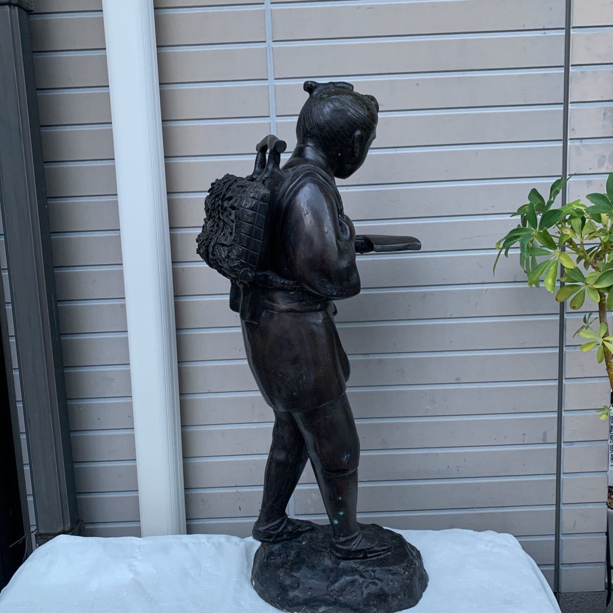 二宮金次郎 像 アンティーク 骨董品
