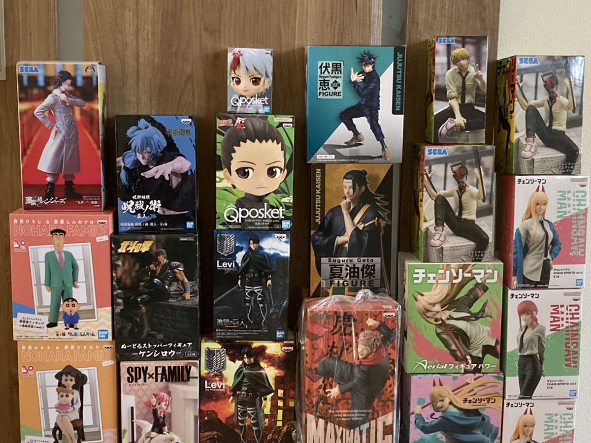 未開封品27個 まとめ大量フィギュア セット 北斗の拳 呪術廻戦 進撃の