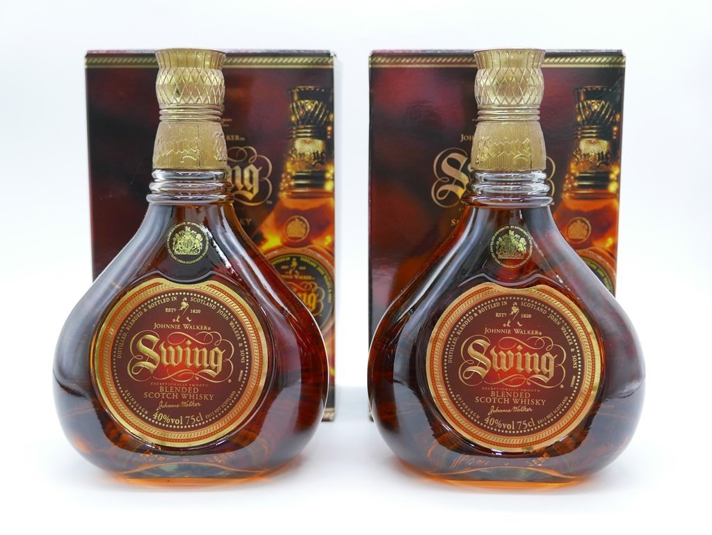 ☆ 【未開栓/2本セット】 JOHNNIE WALKER Swing ジョニー ウォーカー