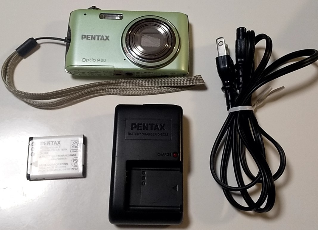PENTAX ペンタックス Optio P80 コンパクトデジタルカメラ デジカメ