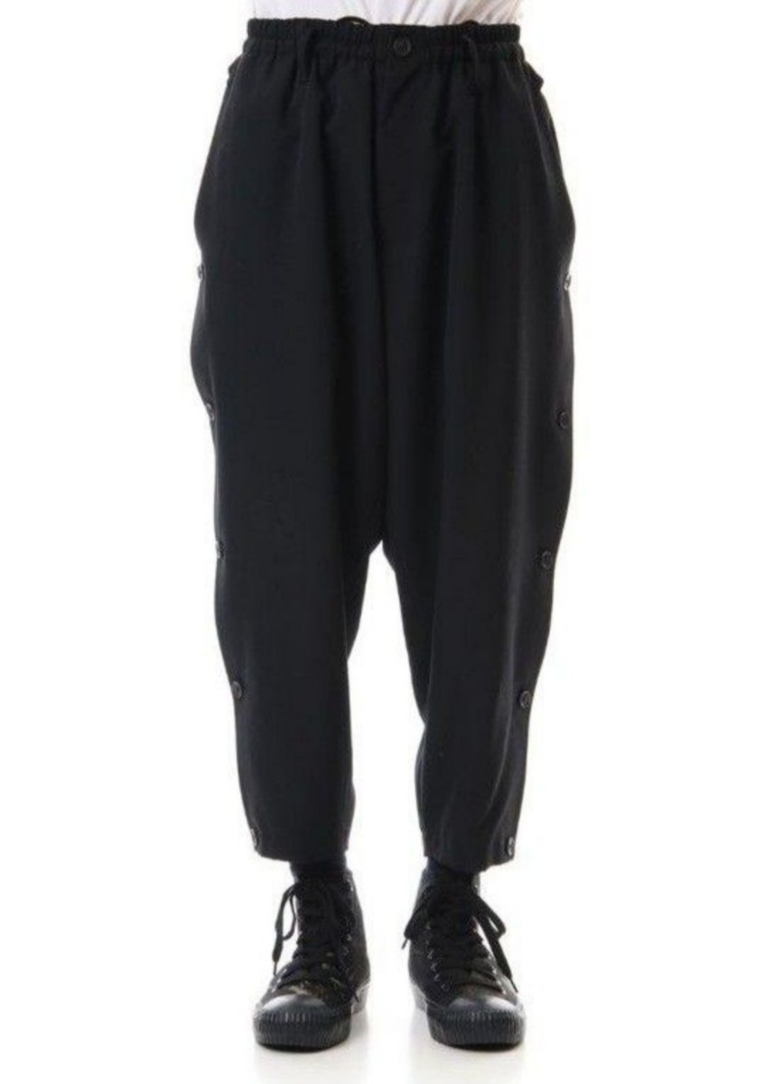 Yohji Yamamoto Pour Homme シワギャバ脇フラシパンツ