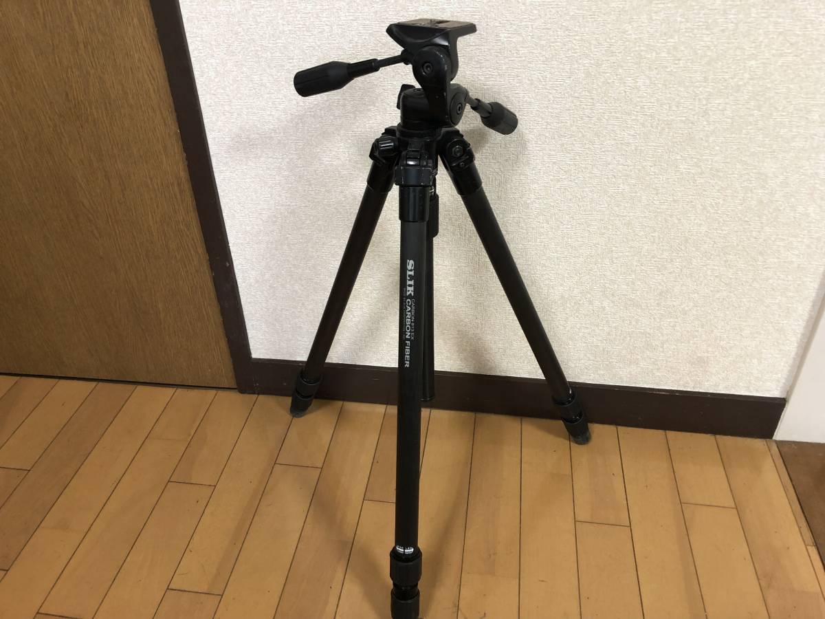 SLIK / スリック CARBON 813 EX / カーボン製三脚 / 3段 雲台付【OOAM034】