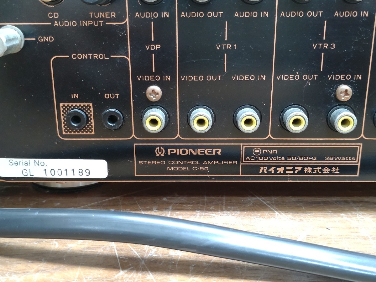 パイオニア C-90 Pioneer コントロールアンプ PIONEER オーディオ機器