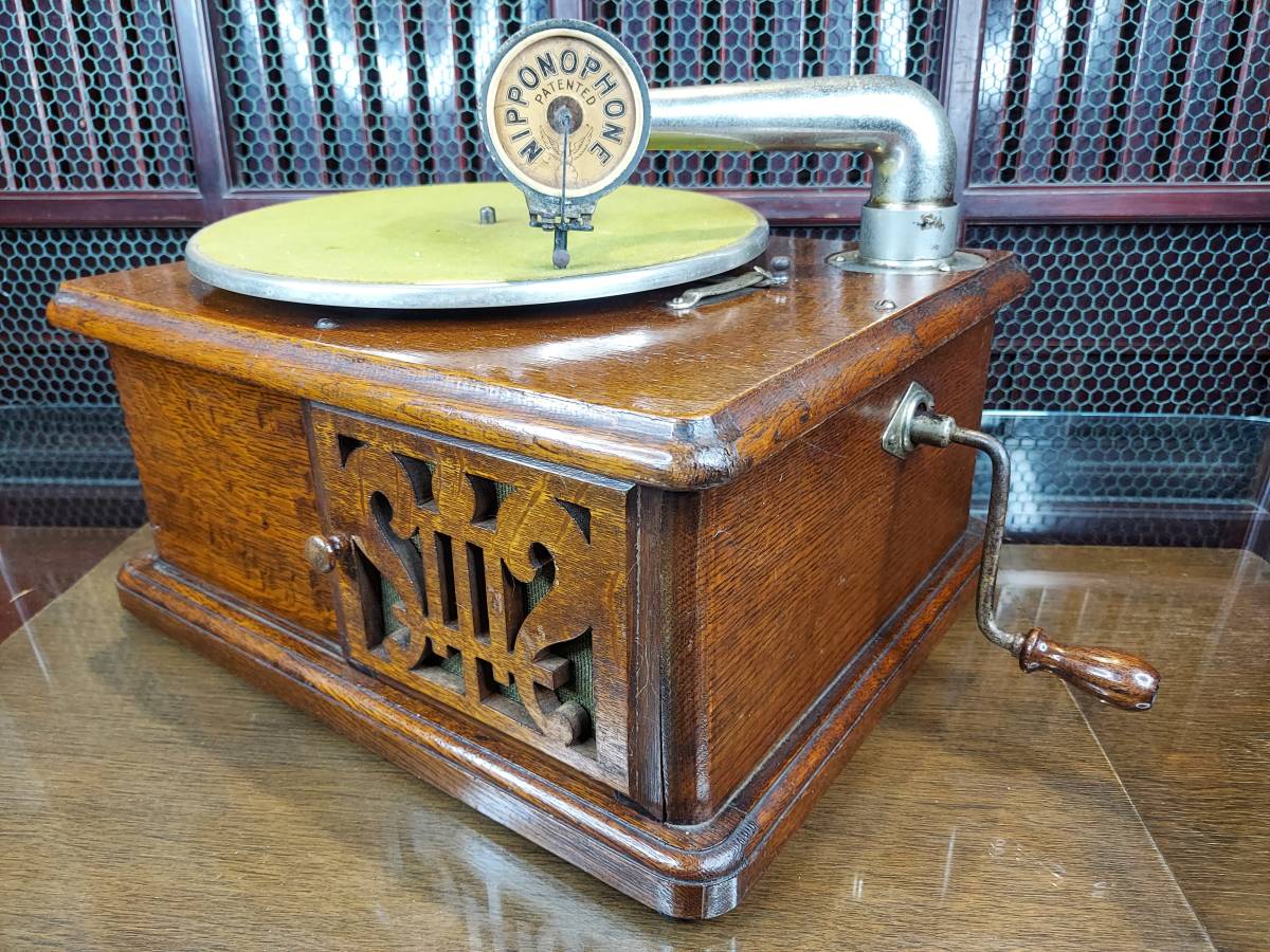 稼働 電気蓄音機 アンティーク
