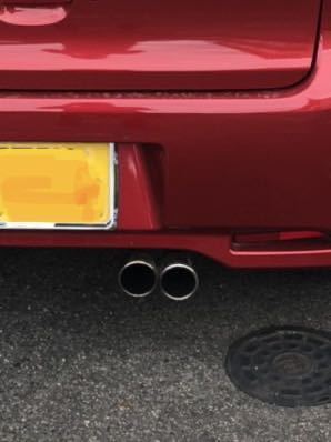 車 B11W B21W デイズ、EKカスタム2本出しマフラー