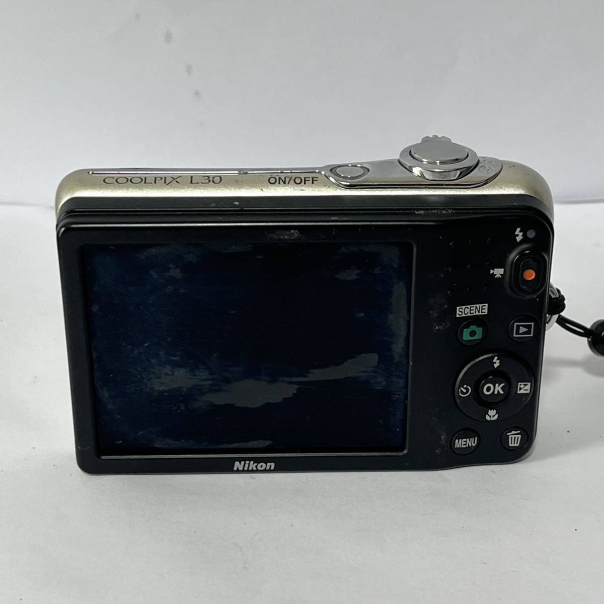 Nikon COOLPIX L30 SILVER 単三電池 デジカメ コンパクトデジタル