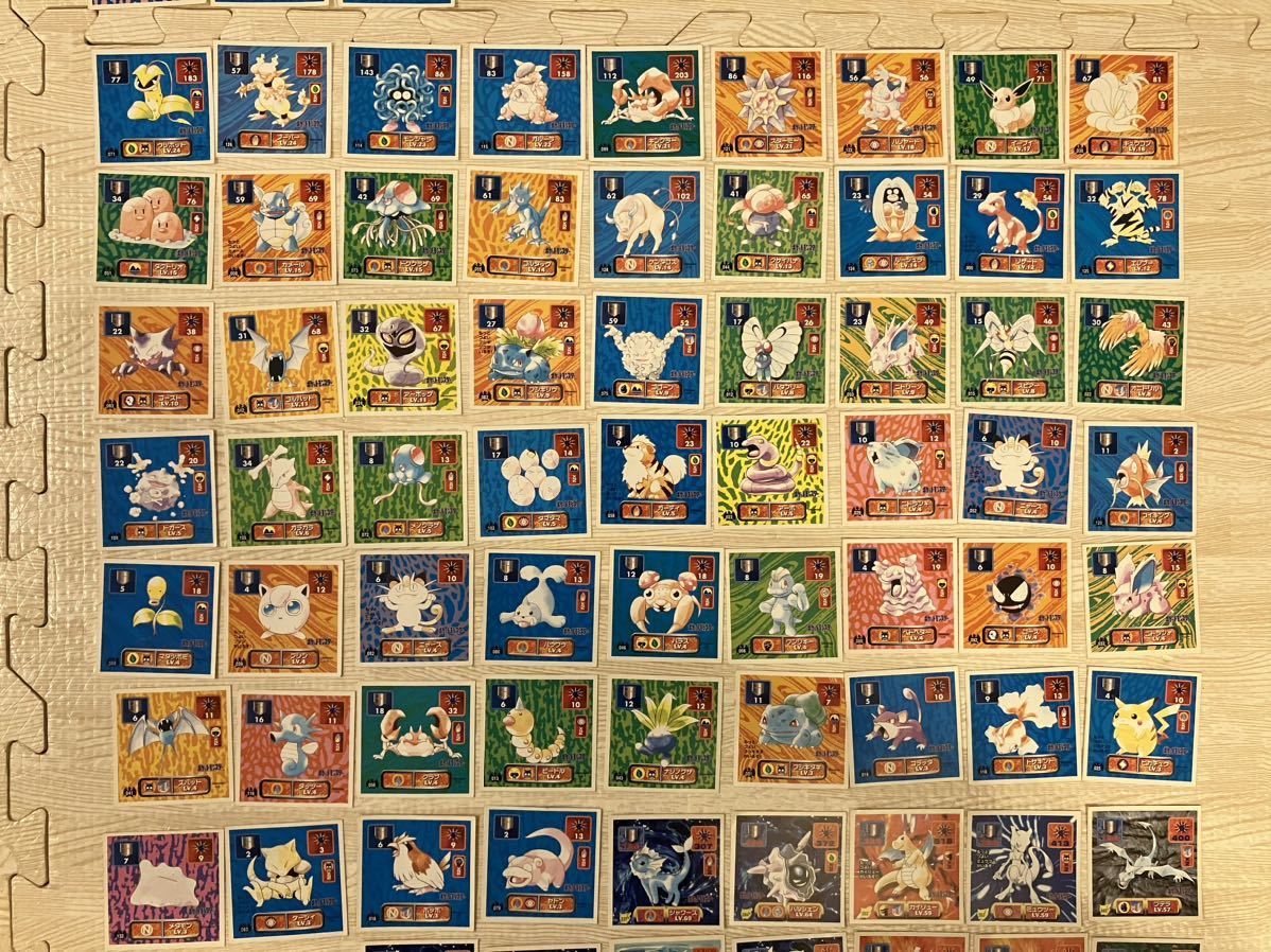☆当時物 ポケモン アマダ 最強シール列伝/改 シール烈伝 大量 まとめ 