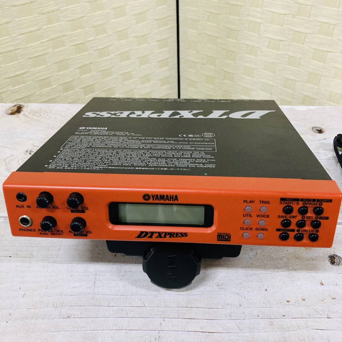 YAMAHA ヤマハ DTXPRESS 電子ドラム DRUM TRIGGER MODULE 音源 YAMAHA ヤマハ DTXPRESS 電子ドラム DRUM TRIGGER MODULE 音源