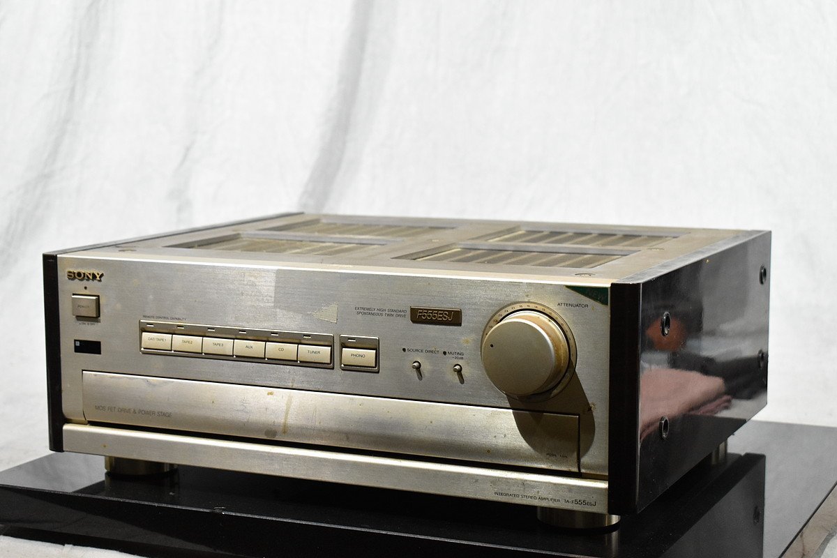 【現状品】SONY プリメインアンプ TA-F555ESR SONY/ソニー プリメインアンプ TA-F555ESJ【難あり品】(ソニー)｜売買