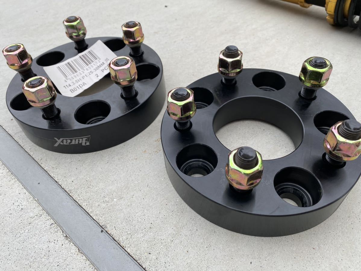 スペーサー ワイドトレッドスペーサー Durax 30mm PCD114.3 4穴 P1.25