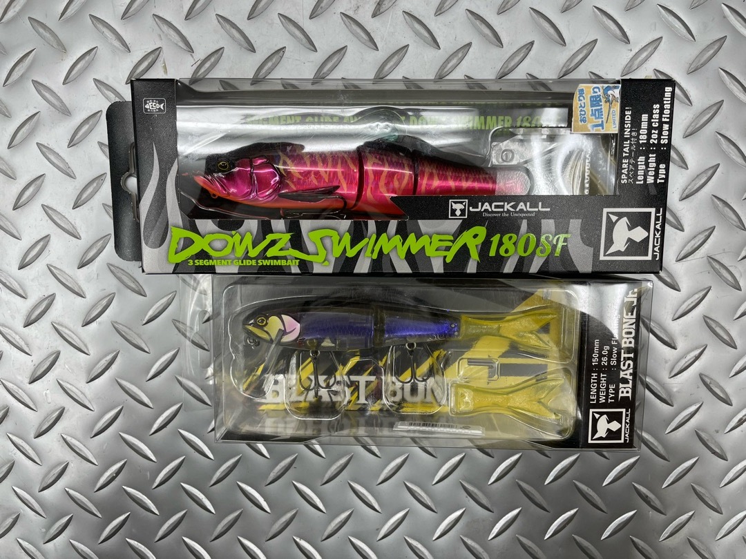 ■新品ルアーセット４　ジャッカル　ダウズスイマー１８０SF　ブラストボーンJr.　SF　２個セット■