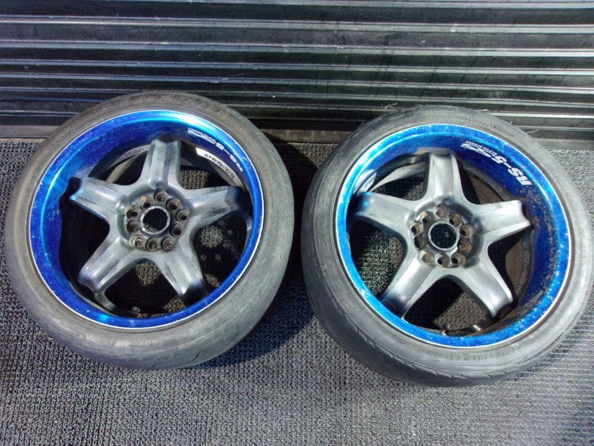 ☆深リム!激安!☆Weds ウェッズ RS5 SUPER STREET 17インチホイール 9J 