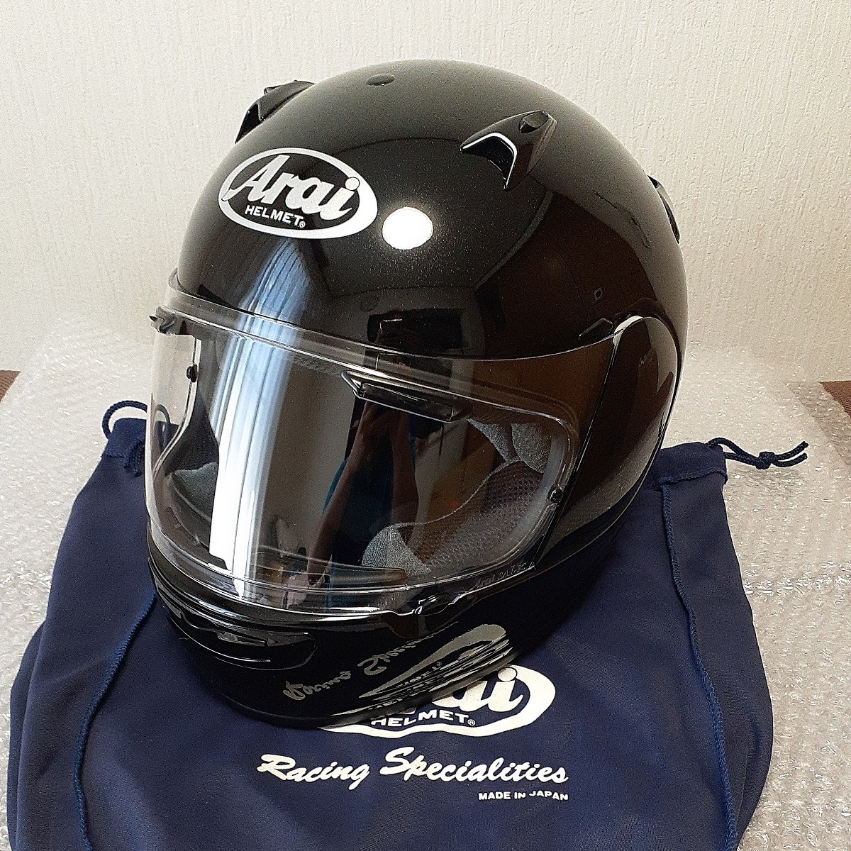 Arai Quantum-J グラスブラック M(57.58CM) アライ クアンタム J