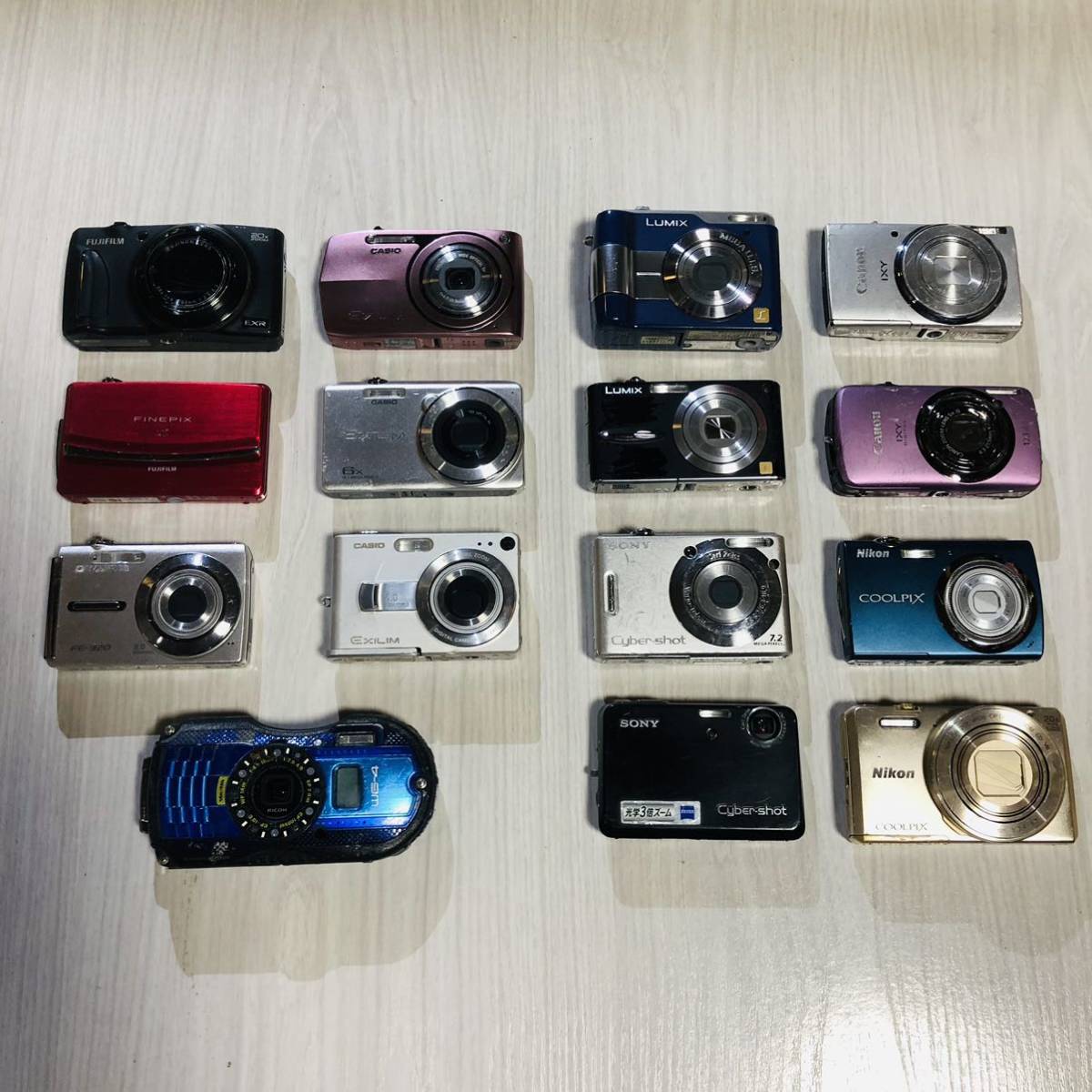 コンパクトデジタルカメラ 15台 動作未確認 SONY Nikon Canon LUMIX等