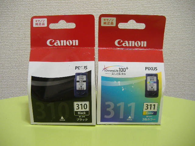 CANON純正 インクタンク BC-310 ブラック BC-311 カラー 2024.11