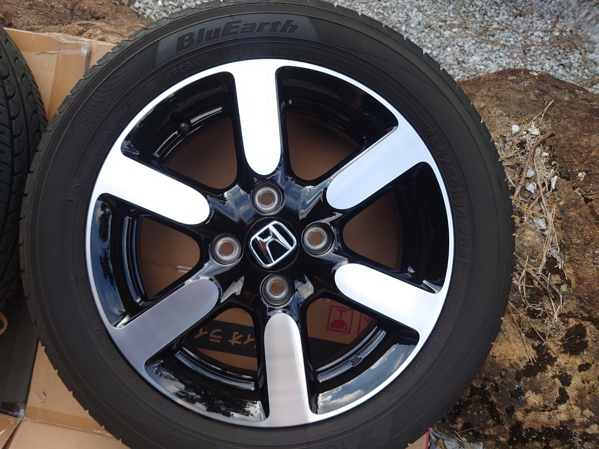 美品】N-ONE JG-3 premium 純正ホイール Nワン プレミアム 4.5J 4H 100 