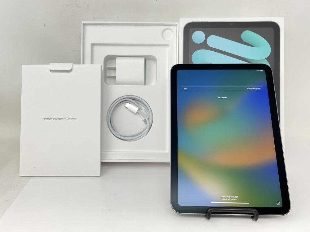 U210【超美品・保証有】 iPad mini6 64GB Wi-Fi スペースグレイ iPad