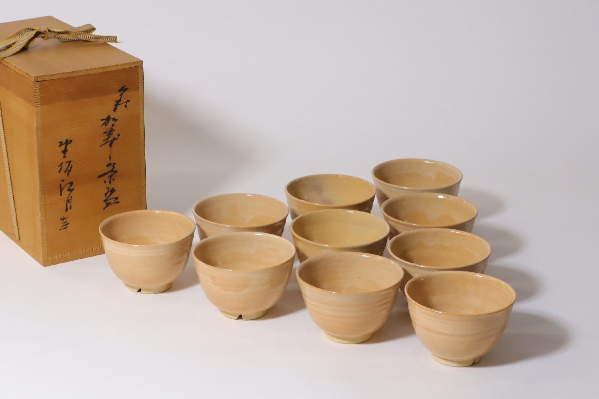 激安大特価，本物保証 萩焼 野坂江月 加寿茶碗 共箱 / 茶道具 数茶碗 萩茶碗(茶碗)｜売買されたオークション情報、yahooの商品情報をアーカイブ公開 - オークファン 萩