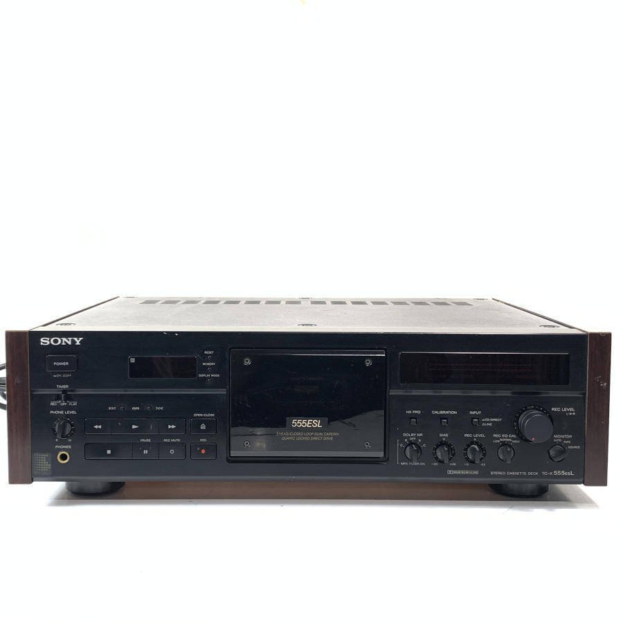 SONY ソニー TC-K555ESL カセットデッキ プレーヤー レコーダー◆現状品
