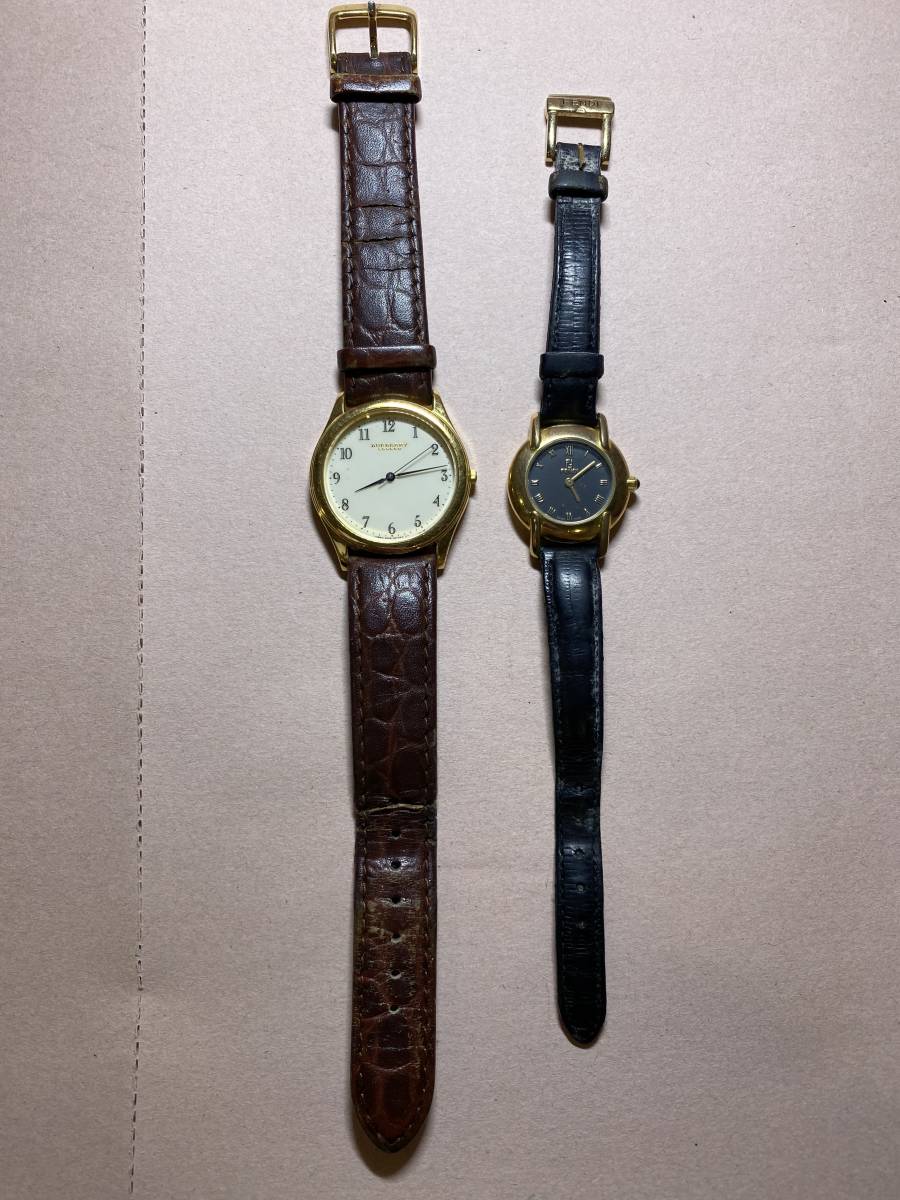 ☆フェンディ FENDI　バーバリー BURBERRY　腕時計　2点まとめ☆W-397