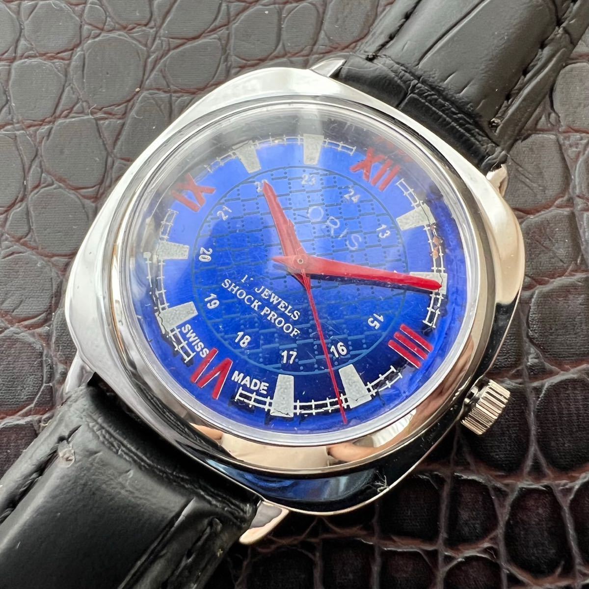 美品・調整済】オリス ORIS ビンテージ 機械式 手巻き ウォッチ 腕時計 
