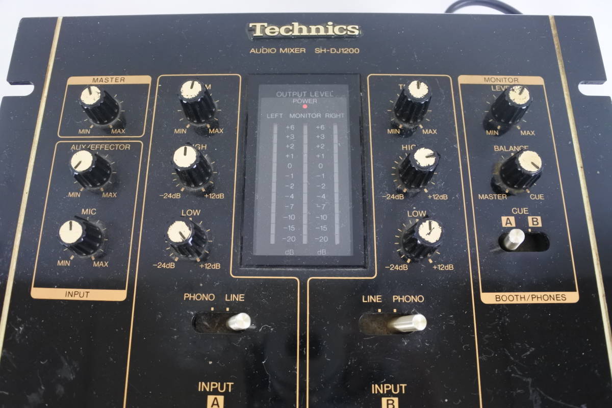 Technics ミキサー SH-DJ1200 テクニクス 通電確認済み Technics SH