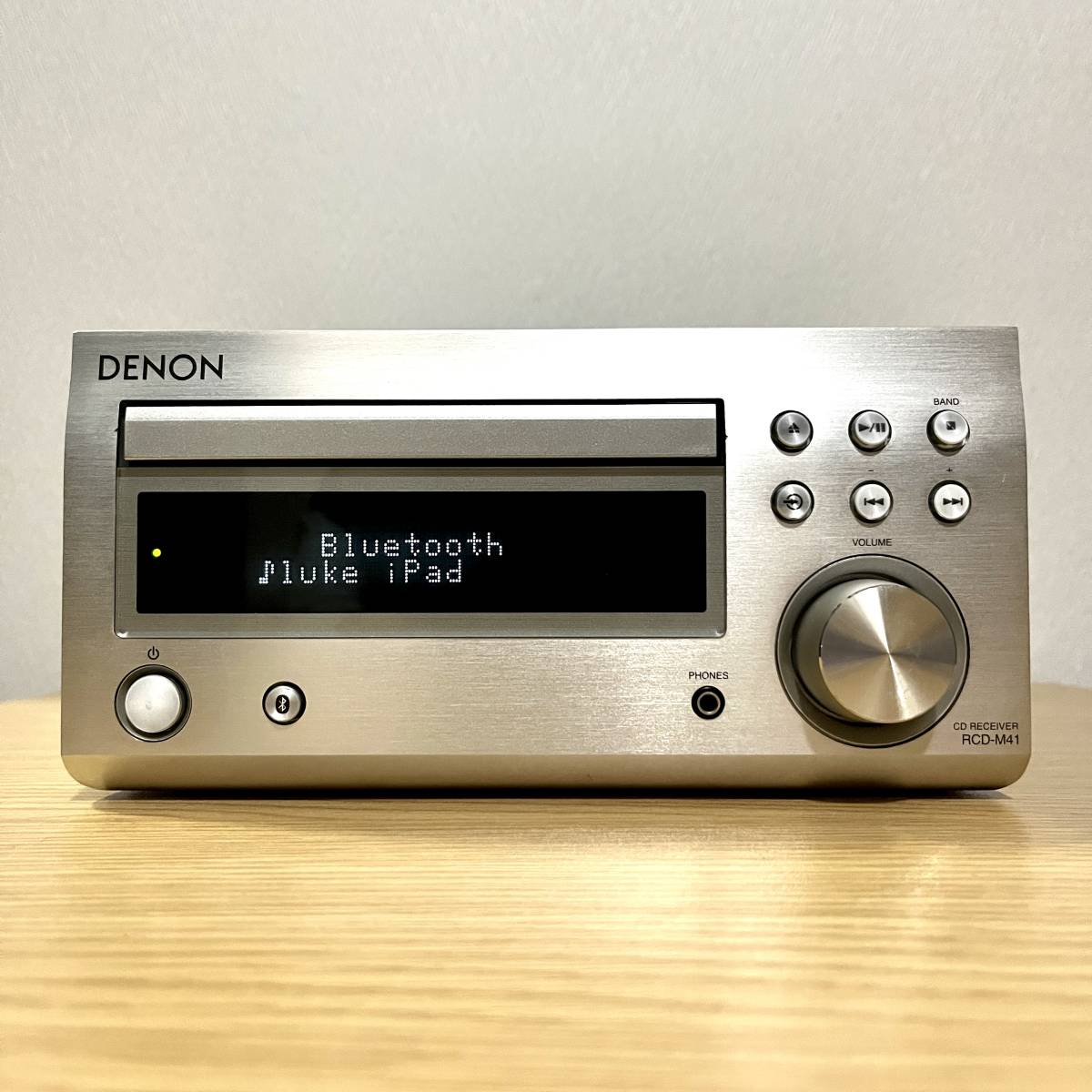 DENON RCD-M41 CDレシーバー 動作品 美品 シルバー 2019年製 - デノン