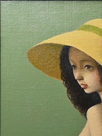 福島県 画家 佐藤カツヤ 油彩 油絵 少女 人物画 福島県 画家 佐藤