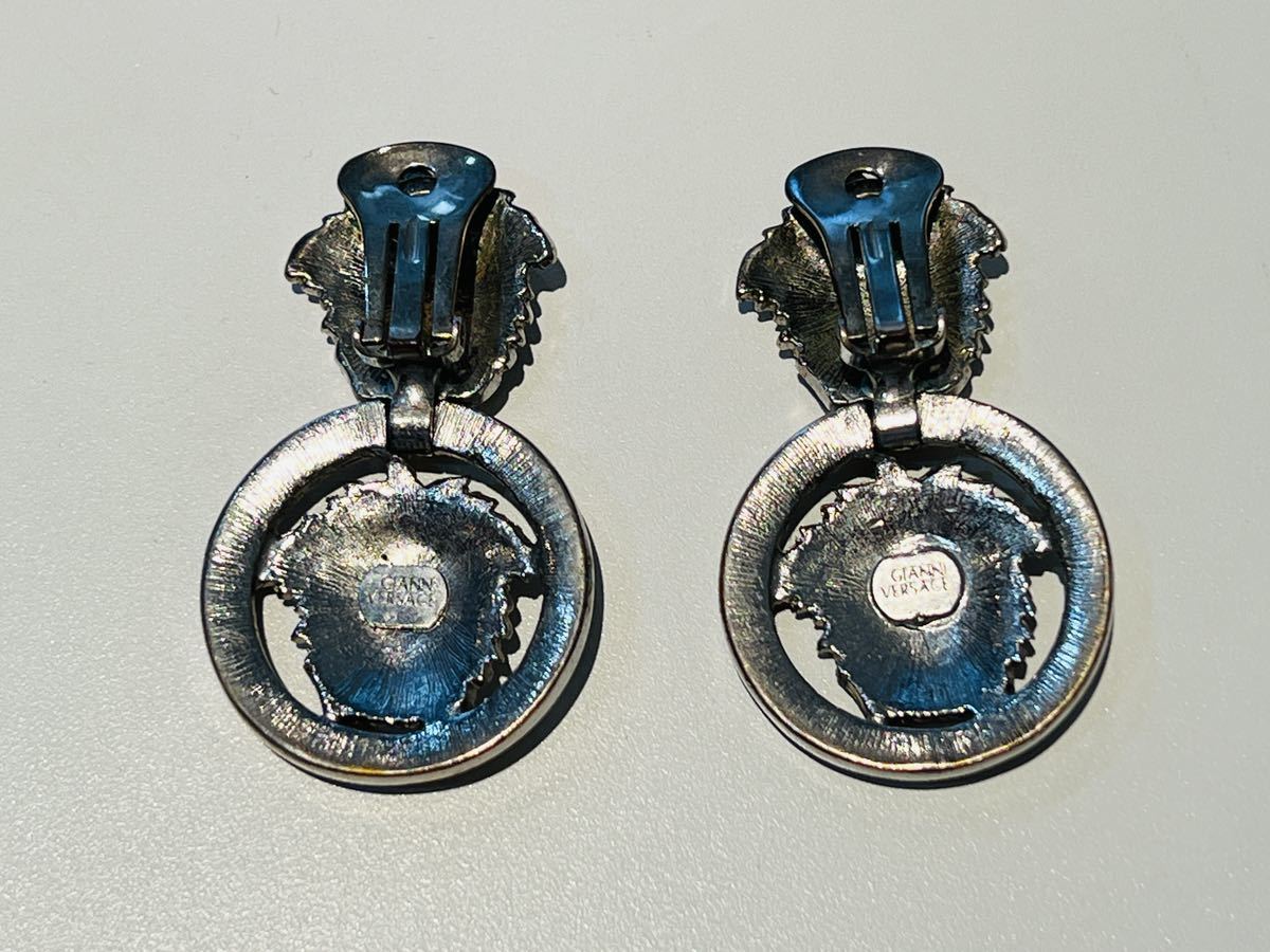 1円〜 GIANNI VERSACE ジャンニヴェルサーチ メデューサ クリップ式 