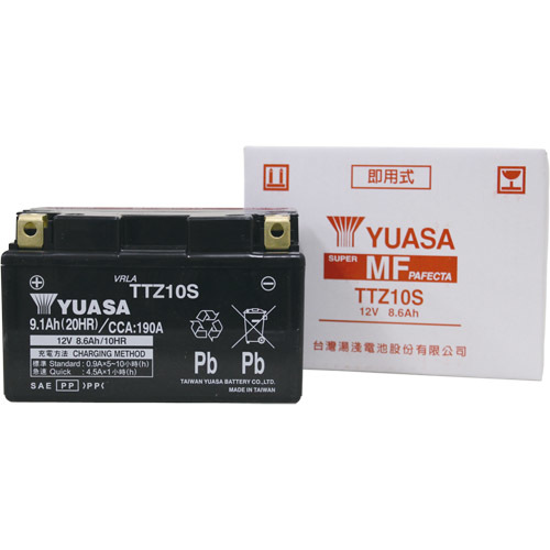 台湾ユアサ バイク 密閉型MFバッテリー TTZ10S (YTZ10S 互換) 液別