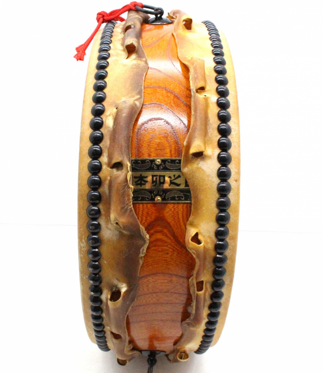 ト足】宮本卯之助 平太鼓 【専用台座 撥 収納ケース付き】(皮直径 39㎝)