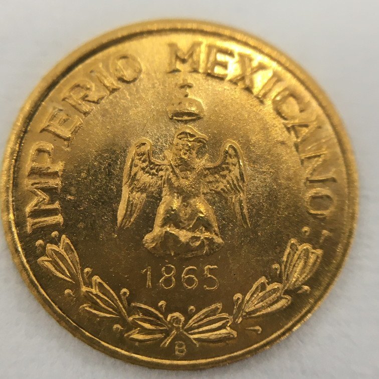 K21.6 メキシコ 金貨 1ペソ 総重量0.4g【BHAW8017】(北アメリカ)｜売買