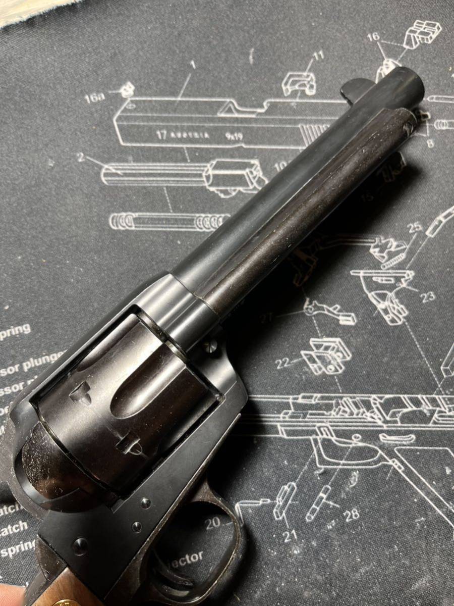コ*郎様 タナカ SAA ガスガン5-1/2inch 木製グリップ タナカ Colt SAA 5-1/2インチ ガスリボルバー デタッチャブルモデル