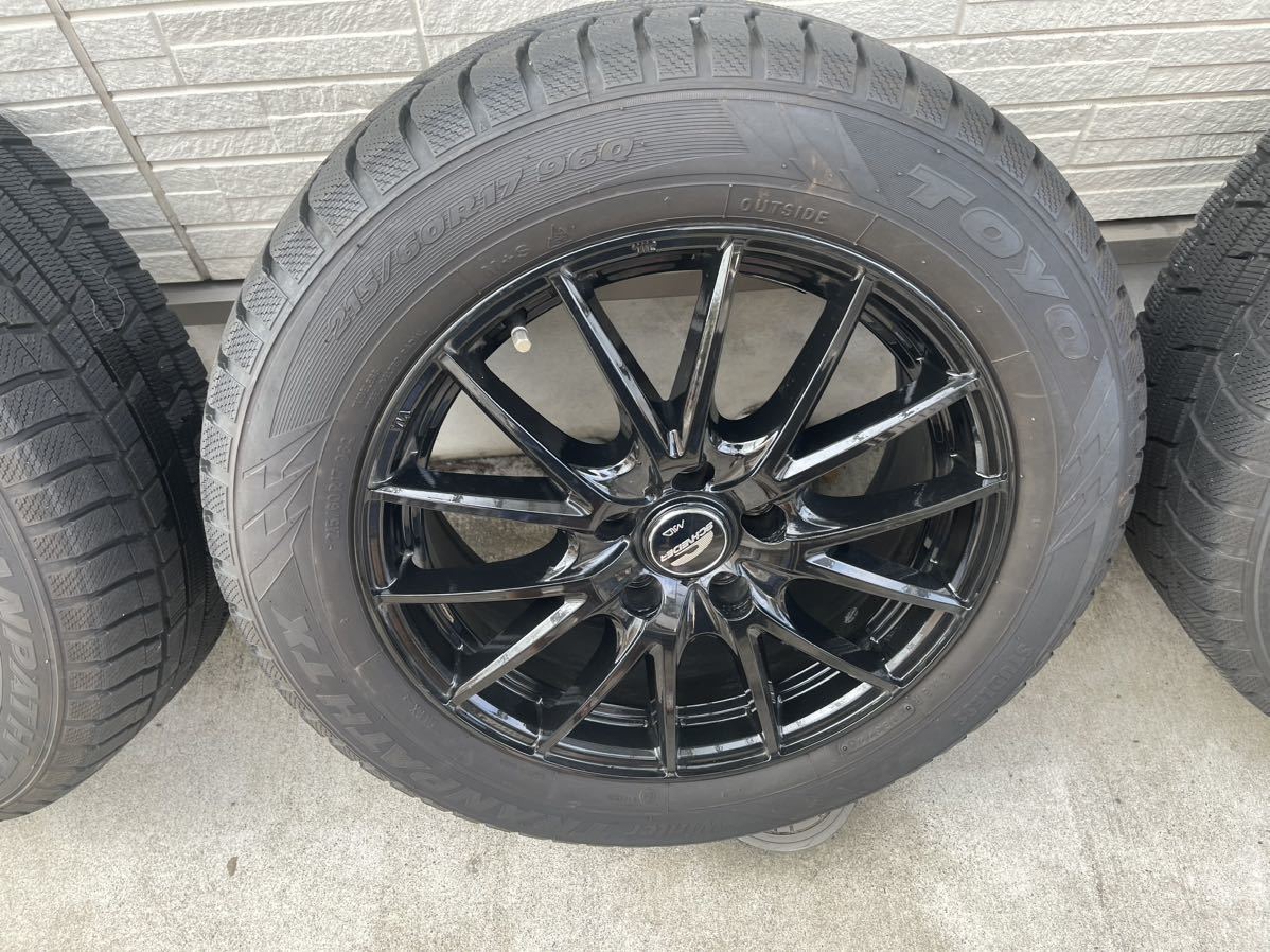 商談中トランパス スタッドレスタイヤ とろし 215/60R17 4本セット 2017年