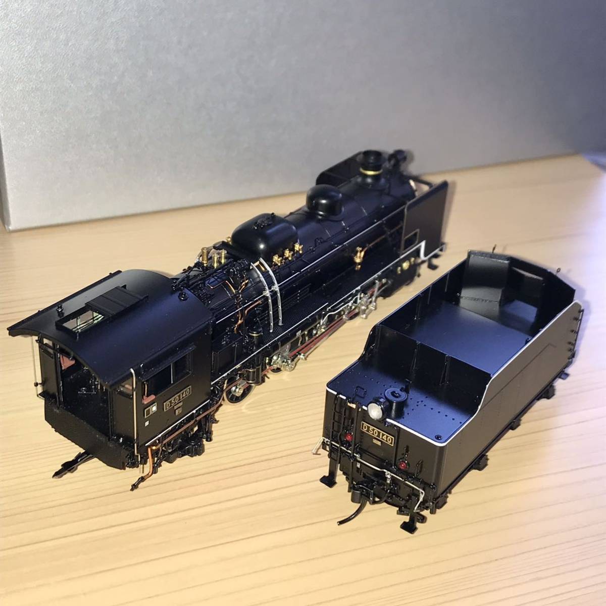 美品☆天賞堂 D50形蒸気機関車 140号機 梅小路保存機仕様 HOゲージ