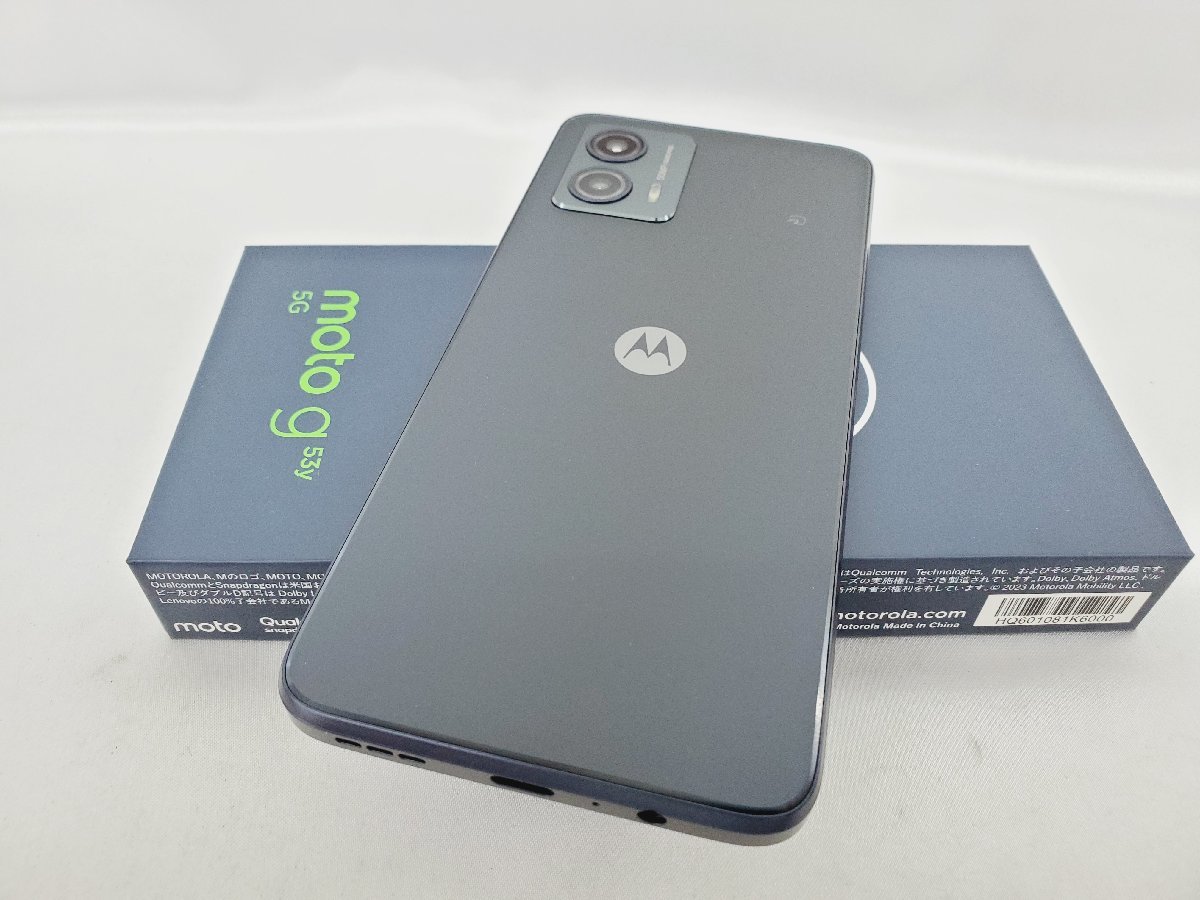 モトローラ Moto g53y 5G インクブラック simフリー moto g53y 5G