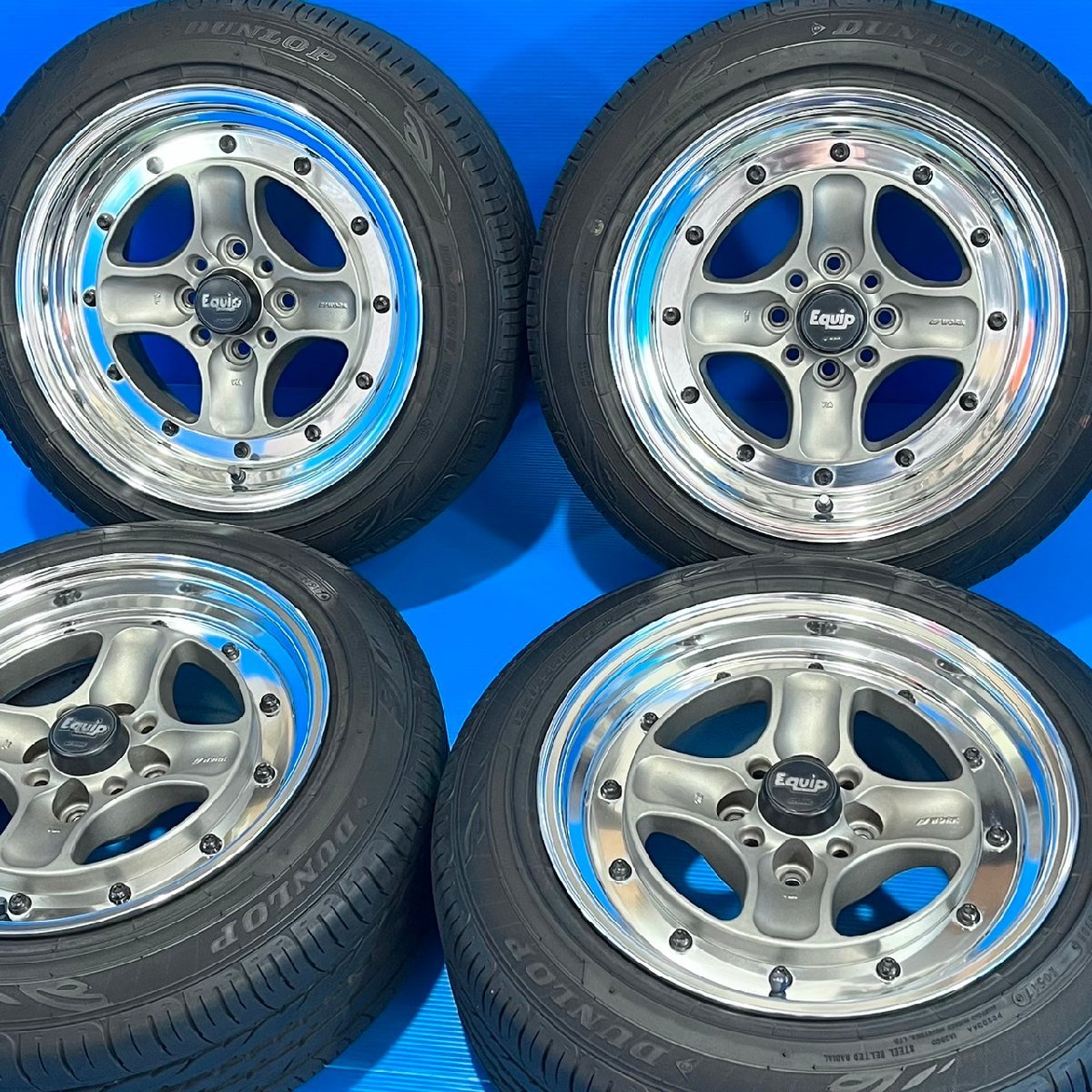 希少 深リム】WORK Equip 40 15インチ 8J+35 8.5J+39 4H100 195/55R15 