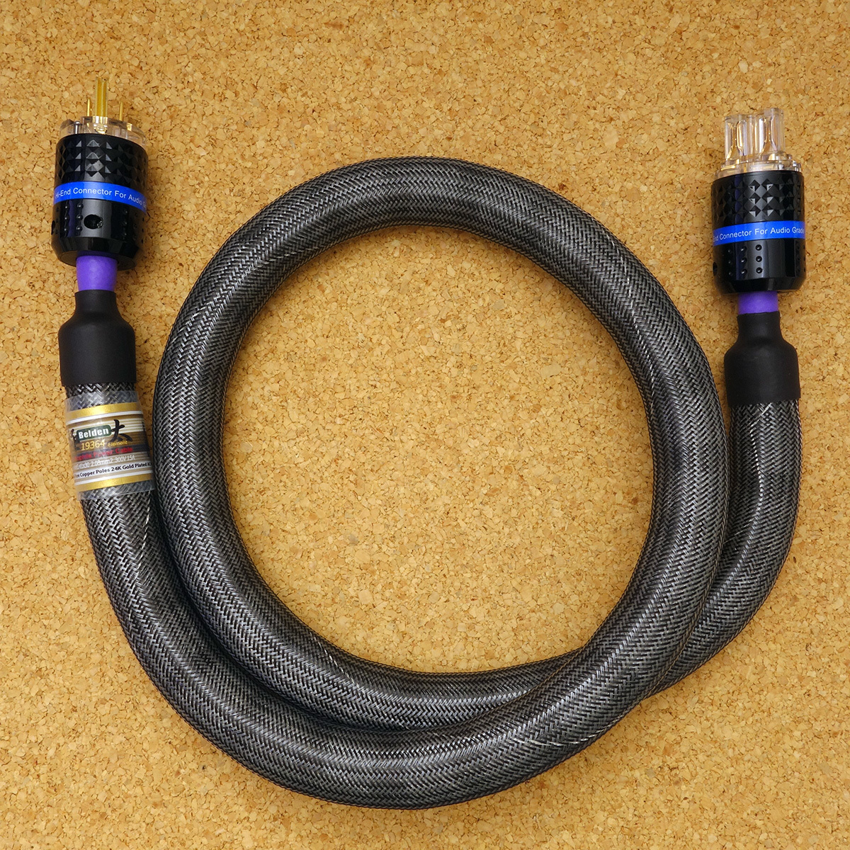 GUCraftsman 16株 7N単結晶銅+7N単結晶銀混合編組ヘッドホン | 16株7N