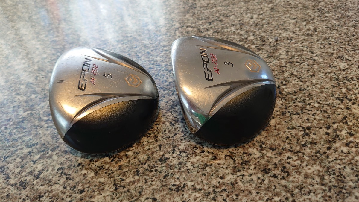 希少 EPON AF 202 FW 3Wと5w 15°.18° フェアウェイウッド ヘッドのみ