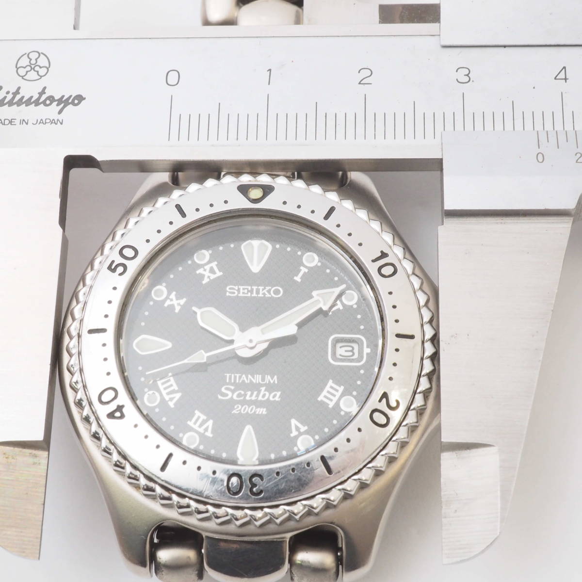 セイコー スキューバ 7N35-6140 A0 SEIKO SCUBA TITANIUM 200m チタン 