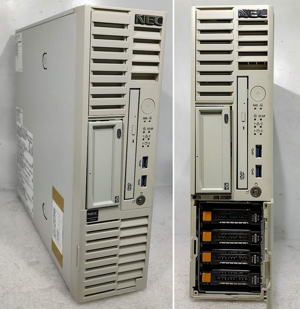 ○[Windows Server 2019] 水冷 NEC Express5800/T110j-S 新Xeon 小型