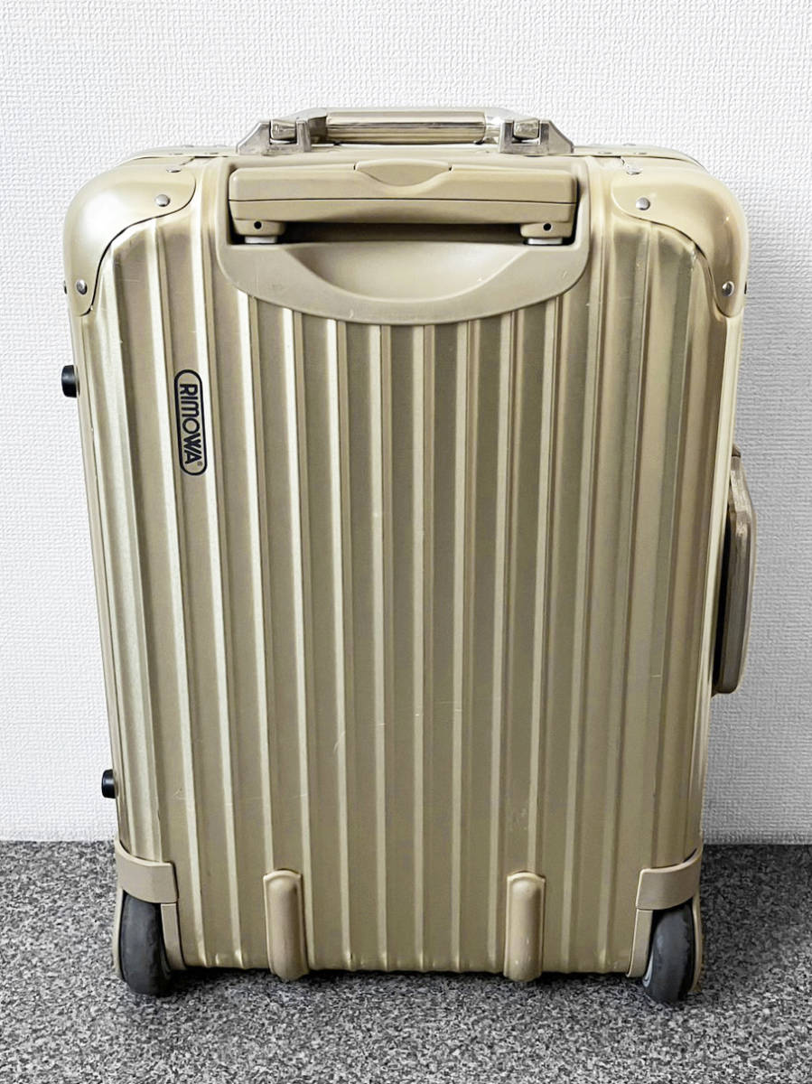 未使用級美品！RIMOWA リモワ　トパーズ　電子タグ　ゴールド　TSAロック 未使用級美品！RIMOWA リモワ トパーズ 電子タグ ゴールド TSAロック