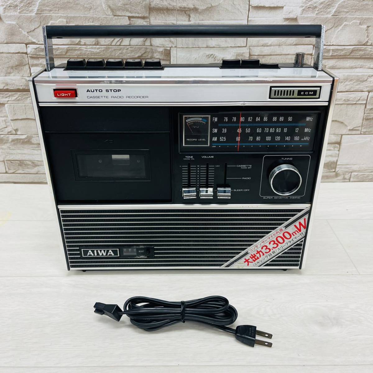 ☆1円〜☆ AIWA アイワ TPR-210 カセットラジオレコーダー ラジカセ