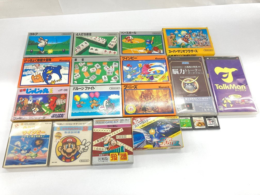 限定SALE，豊富な ゲームソフト 多数おまとめ ファミリーコンピュータ/ニンテンドーDS/PSP 他 スーパーマリオブラザーズ/忍者じゃじゃ丸くん 他 BHBA8010(テレビゲーム)｜売買されたオークション情報、yahooの商 その他