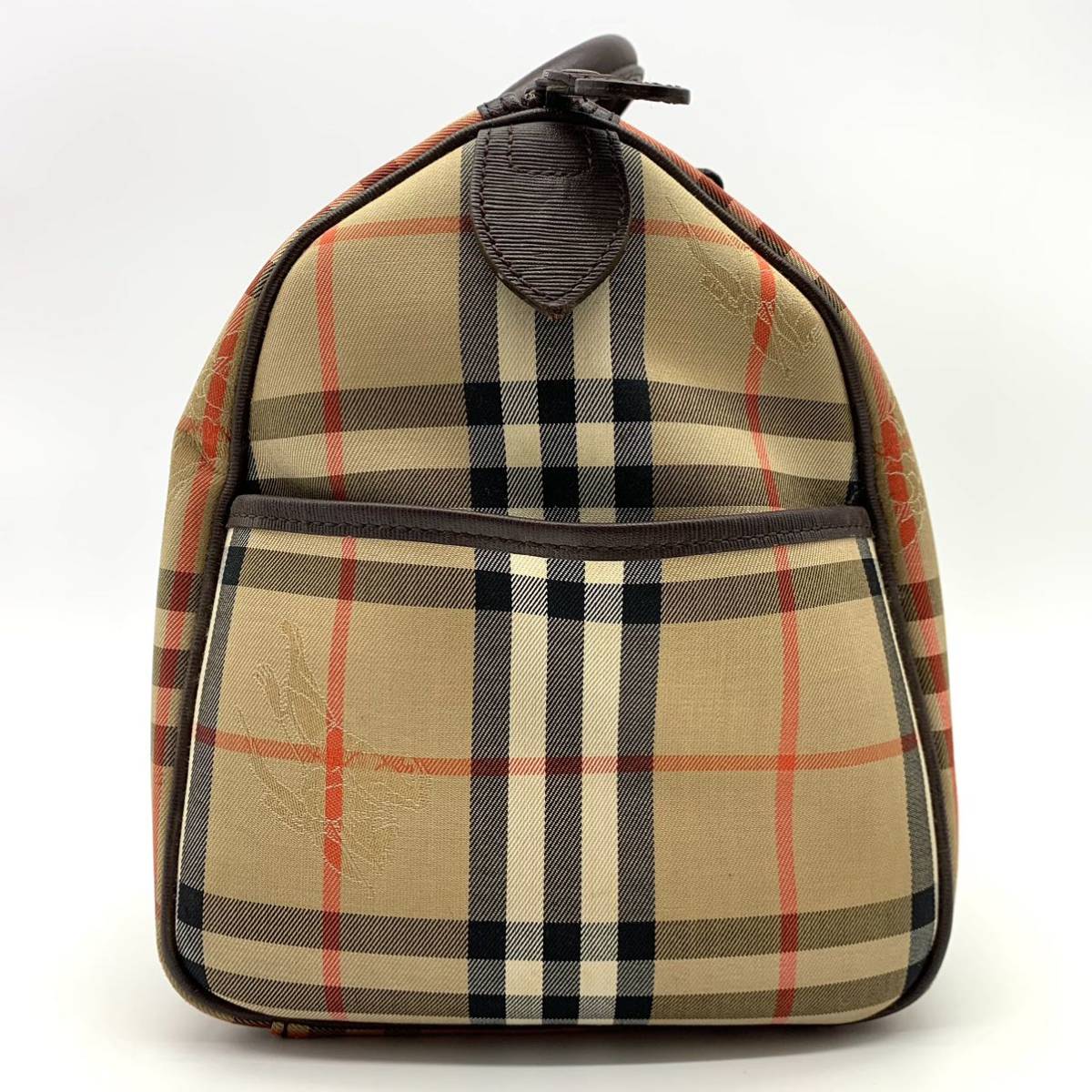 1円○高級品○Burberry バーバリー ノバチェック ミニボストンバッグ